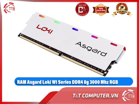 RAM Asgard Loki W1 Series DDR4 (8gbx1) 3000 Mhz RGB