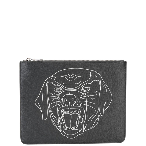 TÚI CLUTCH GIVENCHY ROTTWEILER PRINT