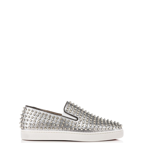 GIÀY CHRISTIAN LOUBOUTIN ROLLER BOAT SILVER