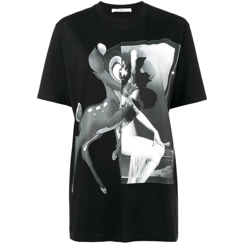 ÁO PHÔNG GIVENCHY BAMBI PRINTED