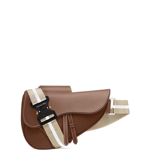 TÚI DIOR SADDLE BAG IN BROWN