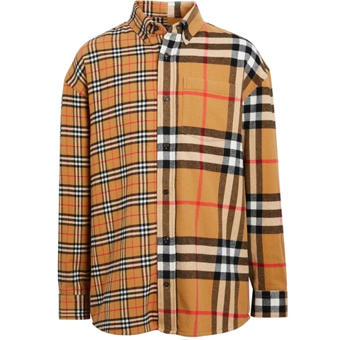 ÁO SƠ MI BURBERRY x GOSHA CHECK FLANNEL