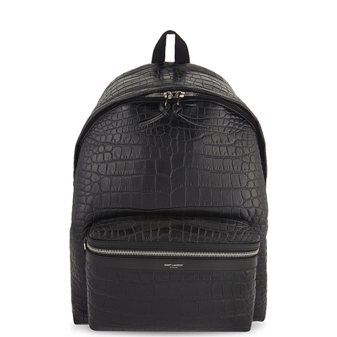 BALO SAINT LAURENT ANIMAL CROC-EMBOSSED