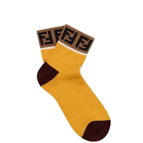 TẤT FENDI LOGO INTARSIA