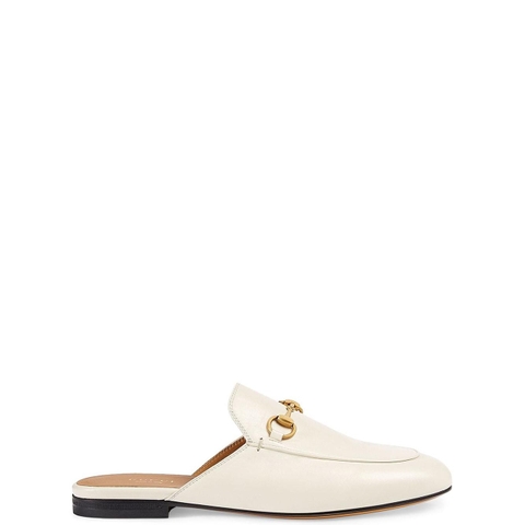 GIÀY GUCCI WHITE HORSEBIT SLIPPER