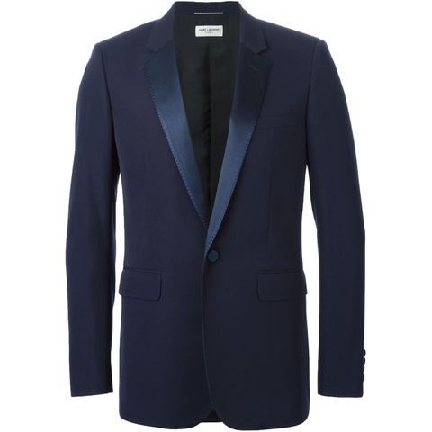 ÁO KHOÁC BLAZER SAINT LAURENT BLUE TUXEDO