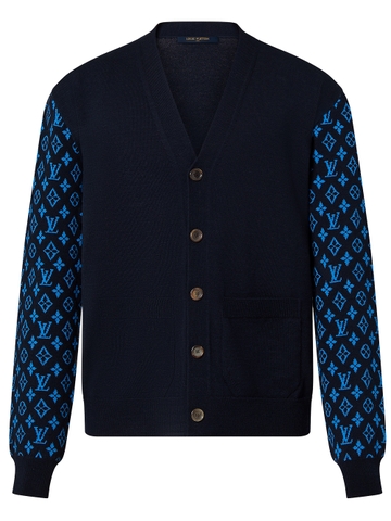 ÁO CARDIGAN LOUIS VUITTON MONOGRAM NAVY CHUẨN 1:1 AUTHENTIC