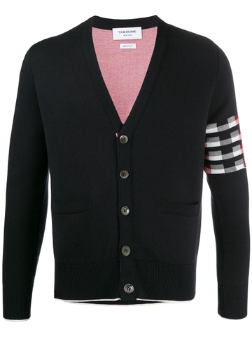 ÁO CARDIGAN THOM BROWNE 4-BAR LION JACQUARD CHUẨN 1:1 AUTHENTIC