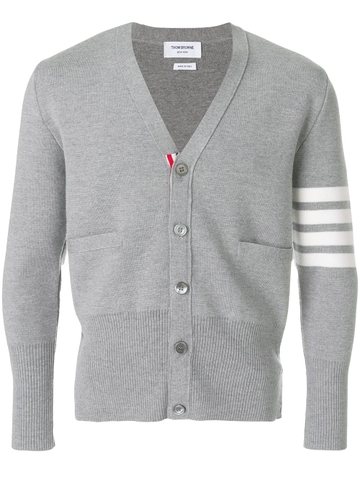 ÁO CARDIGAN THOM BROWNE 4-BAR MILANO STITCH GREY CHUẨN 1:1 AUTHENTIC