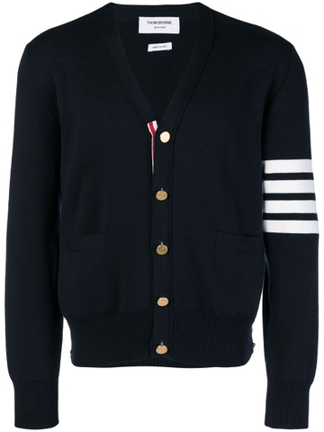 ÁO CARDIGAN THOM BROWNE 4-BAR MILANO STITCH NAVY CHUẨN 1:1 AUTHENTIC