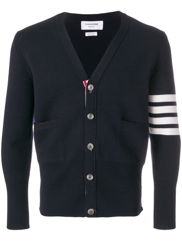 ÁO CARDIGAN THOM BROWNE 4-BAR MILANO STITCH NAVY CHUẨN 1:1 AUTHENTIC