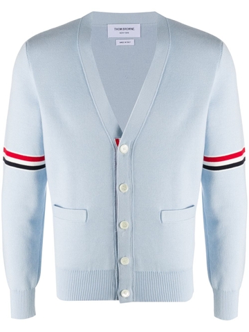 ÁO CARDIGAN THOM BROWNE RWB STRIPE BLUE CHUẨN 1:1 AUTHENTIC