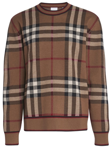 ÁO LEN BURBERRY MERINO CHECK PATTERN CHUẨN 1:1 AUTHENTIC