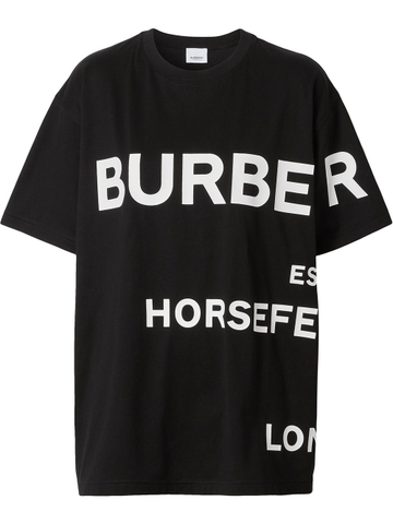 ÁO PHÔNG BURBERRY HORSEFERRY LOGO BLACK CHUẨN 1:1 AUTHENTIC