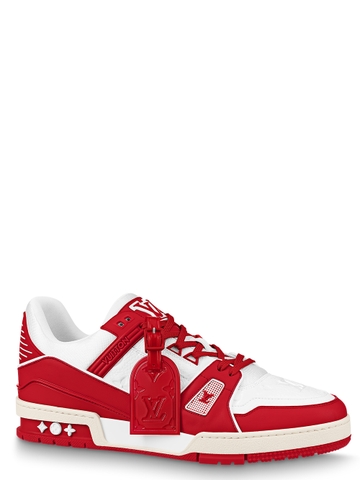 GIÀY LOUIS VUITTON RED LV TRAINER SNEAKER CHUẨN 1:1 AUTHENTIC