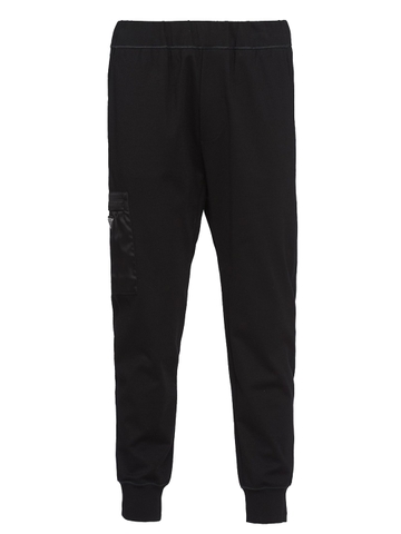 QUẦN PRADA LOGO PLAQUE JOGGER CHUẨN 1:1 CHÍNH HÃNG