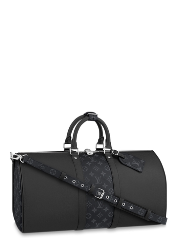 TÚI XÁCH LOUIS VUITTON KEEPALL BANDOULIÈRE 50 TAIGA CHUẨN 1:1 AUTHENTIC