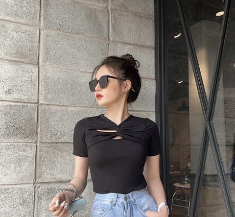 Áo kiểu nữ LOREN xoắn ngực A6993