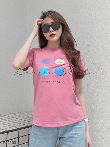 Áo thun nữ LOREN Regular status A21100