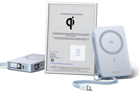 UGREEN MagFlow: Sạc Dự Phòng Qi 2.2 Đầu Tiên Trên Thế Giới