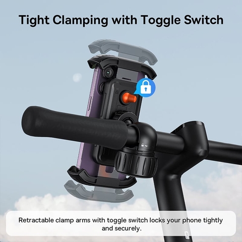 Kẹp điện thoại Baseus QuickGo Series Bike Phone Mount Cluster