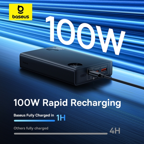 Pin sạc dự phòng 140W OS-Baseus Adaman Digital Display Fast Charge Power Bank 24000mAh