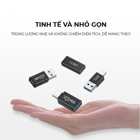 Đầu chuyển OTG USB Type-C sang USB A