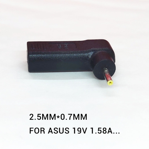 Đầu chuyển USB Type-C sang đầu sạc DC laptop Asus/Dell/HP/Lenovo