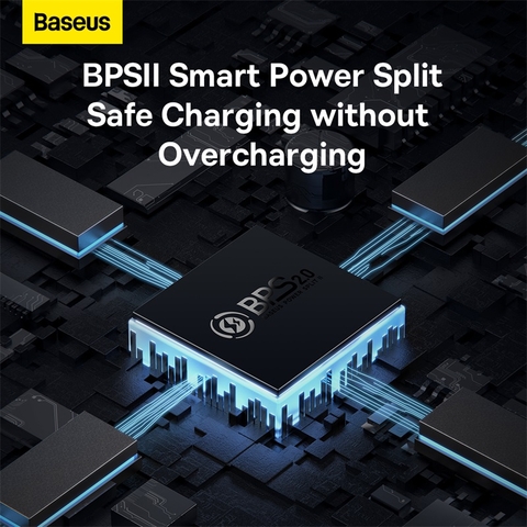 Bộ sạc nhanh 65W Baseus Gan5 Pro Fast Charger 2C+U