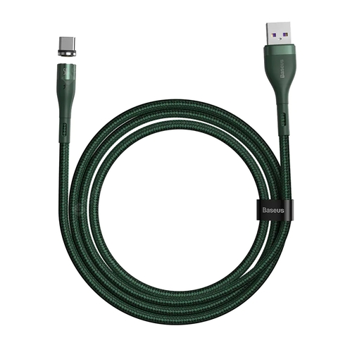 Cáp nam châm hỗ trợ sạc nhanh Baseus Zinc Magnetic Gen5 Safe Fast Charging Cable LV872