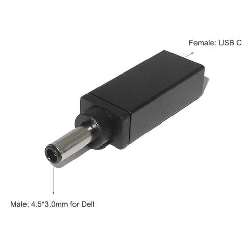 Đầu chuyển USB Type-C sang đầu DC laptop PD 100W phiên bản nhôm đúc