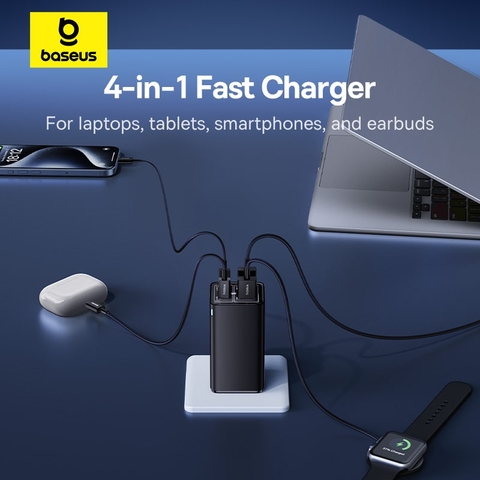 Combo sạc nhanh 100W OS-Baseus GaN6 Pro Fast Charger 2C+2U