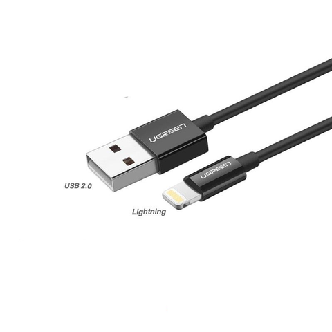 Cáp sạc & truyền dữ liệu Ugreen USB-A sang Lightning ABS US155