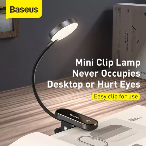 Đèn kẹp đọc sách mini không dây Baseus Comfort Reading Mini Clip Lamp