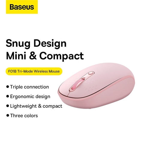 Chuột không dây Bluetooth & 2.4GHz Baseus F01 Tri-Mode Wireless Mouse Baby