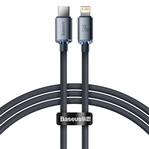 (đồng giá 99k) Cáp sạc nhanh 20W Baseus Crystal Shine Series Fast Charging Data Cable Type-C to Lightning