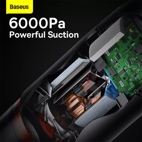 Máy hút bụi cầm tay Baseus A7 Cordless Car Vacuum Cleaner 6000Pa (78W-2000mAh)
