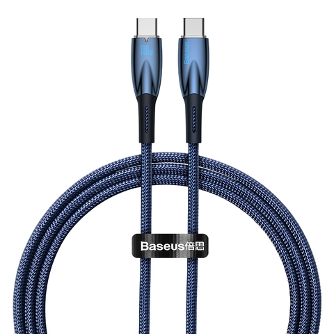 Cáp sạc nhanh 100W Baseus Glimmer Series Fast Charging Data Cable Type-C to Type-C