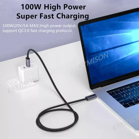 Cáp sạc, truyền dữ liệu tốc độ cao C to C USB3.2 Gen 2 PD 100W 20Gbps