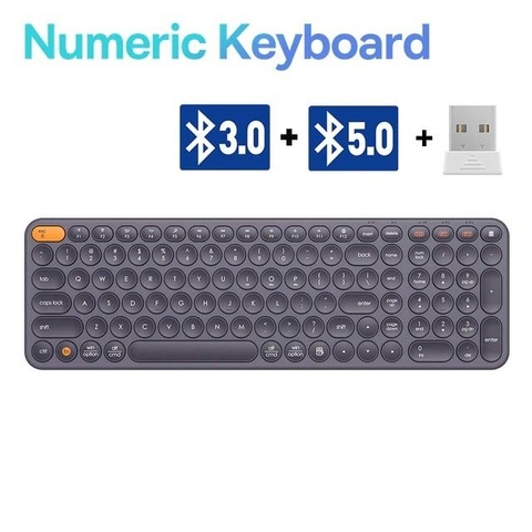 Bàn phím không đây Baseus K01 Wireless Tri-Mode Keyboard Frosted