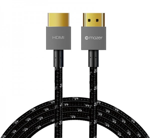Dây Cáp Mazer Infinite Multimedia HDMI to HDMI 8K/60Hz 4K/120Hz 48G chuẩn HDMI2.1 Black Nylon Cable