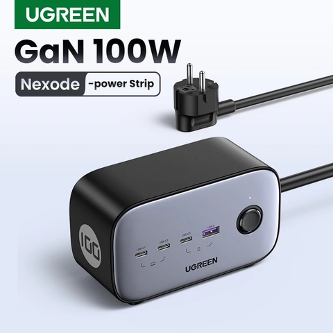 Trạm sạc UGREEN 100W CD270 USB C DigiNest Pro|GaN II 7 in 1