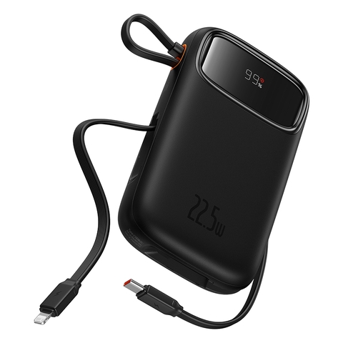 Pin Sạc Dự Phòng 22.5W OS-Baseus Qpow2 Dual-Cable Digital Display Fast Charge Power Bank 10.000 / 20.000