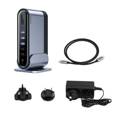 Hub chuyển Baseus Working Station 17 in 1 LV698 (CAHUB-DG0G)