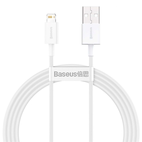 (Đồng giá 49k) Cáp sạc nhanh siêu bền USB to lightning 2.4A Baseus Superior Series