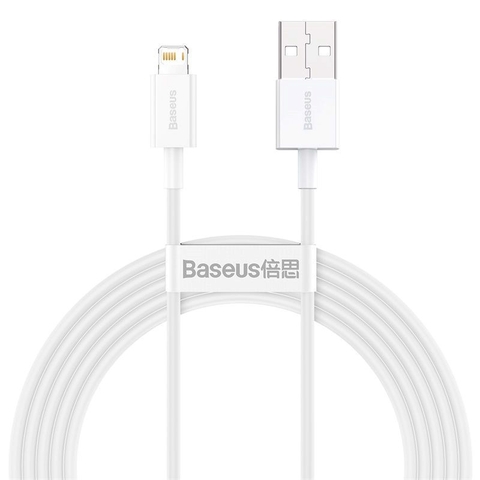 (Đồng giá 49k) Cáp sạc nhanh siêu bền USB to lightning 2.4A Baseus Superior Series