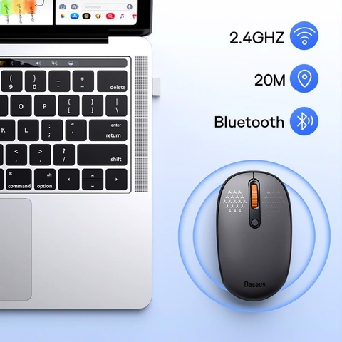 Chuột không dây Bluetooth & 2.4GHz Baseus F01 Tri-Mode Wireless Mouse Baby