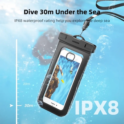 Túi đựng điện thoại chống nước Ugreen IPX8 LP186