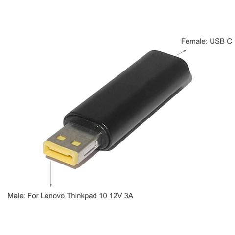 Đầu chuyển USB Type-C sang đầu DC laptop PD 100W phiên bản nhôm đúc