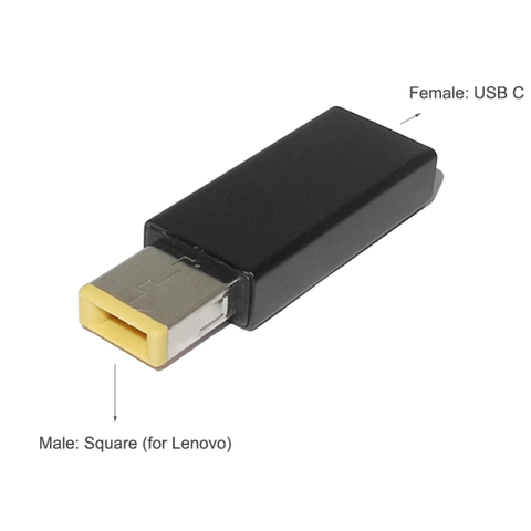 Đầu chuyển USB Type-C sang đầu DC laptop PD 100W phiên bản nhôm đúc